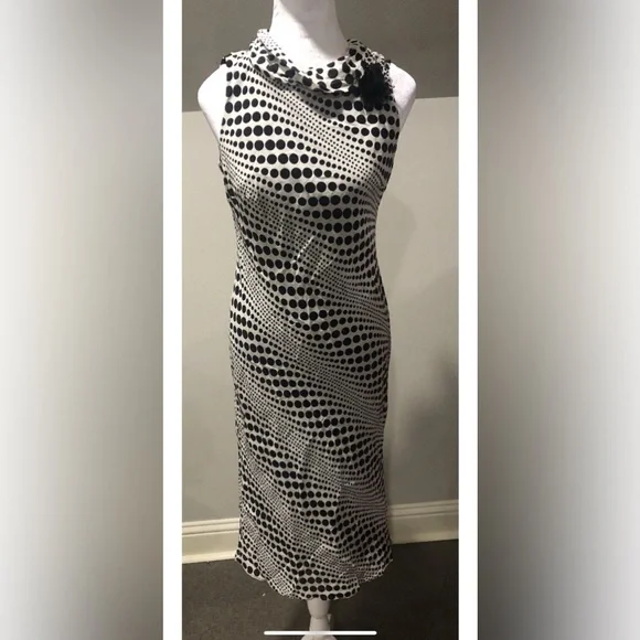 Robbie Bee Dresses Vintage Robbie Bee Halter Tie Dress Black